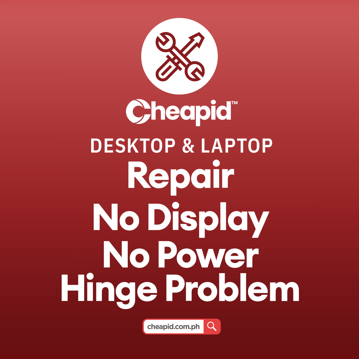 Desktop/Laptop, Repair, No Display, No Power/Hinge Problem