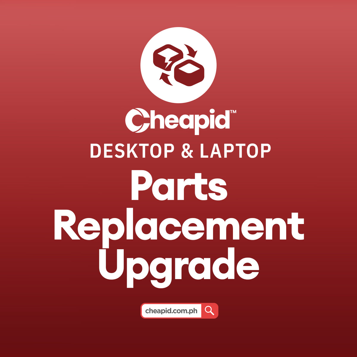 Desktop & Laptop Parts Replacement & Upgrade (Parts not Included)