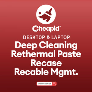 Desktop & Laptop, Deep Cleaning/Rethermal Paste/Recase/Cable Management