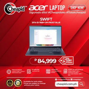 ACER SWIFT (Intel Core Ultra LunarLake Series 2) SF14-51-768H OPI Frost Blue