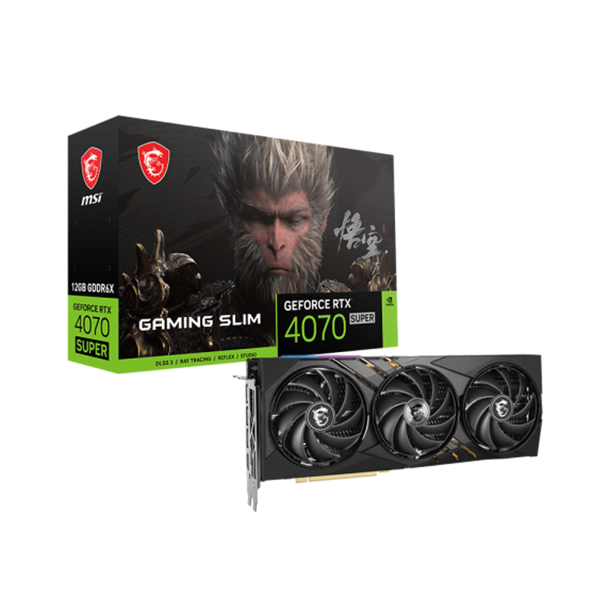 MSI Geforce RTX 4070 Super 12GB Gaming Slim Wukong Edition Graphic Card