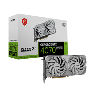 MSI Geforce RTX 4070 Super 12GB Ventus 2X White OC Graphic Card