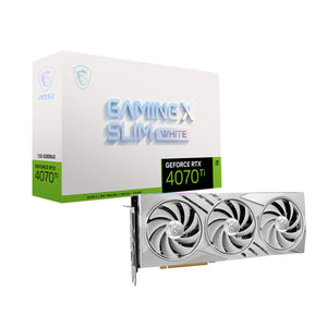 MSI Geforce RTX 4070 TI Gaming X Slim White 12GB Graphic Card
