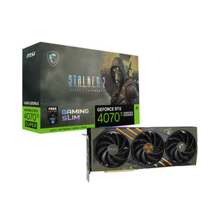 MSI Geforce RTX 4070 TI Super 16GB Gaming Slim Stalker 2 Edition Graphic Card