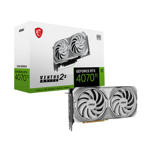 MSI Geforce RTX 4070 Ventus 2X White 12GB OC Graphic Card