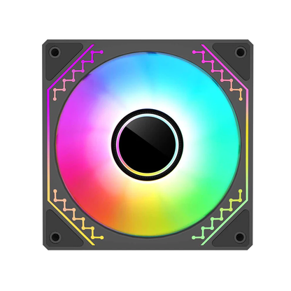 Coolman CM-03 Infinity Mirror LED A-RGB Black 120mm Cooler Fan