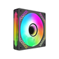 Coolman CM-03 Infinity Mirror LED A-RGB Black 120mm Cooler Fan