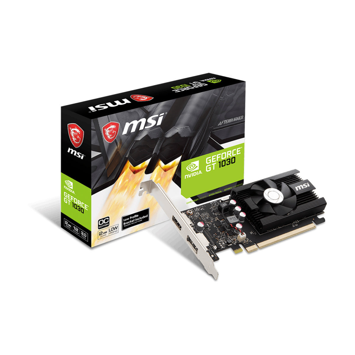 MSI Geforce GT 1030 2GD4 LP OC Graphic Card