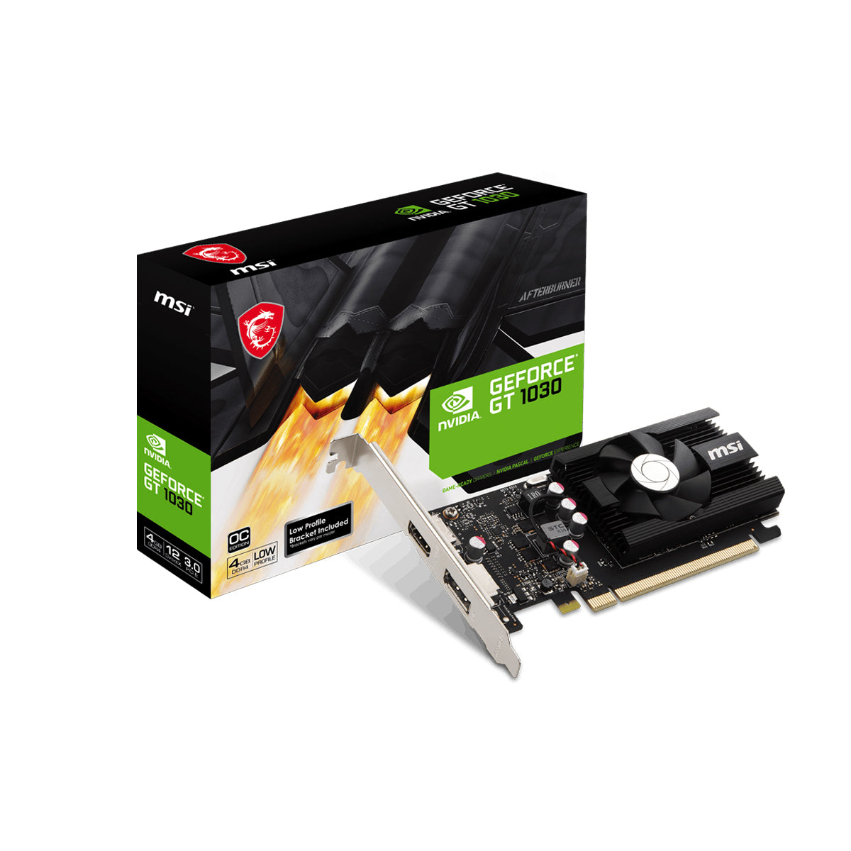MSI Geforce GT 1030 4GD4 LP OC Graphic Card