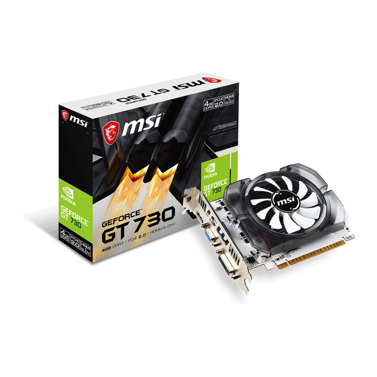 MSI Geforce GT 730 N730-4GD3v2 Graphic Card