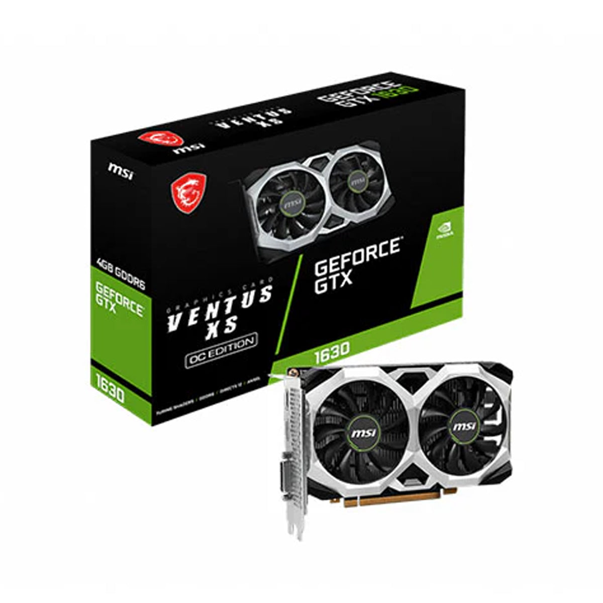 MSI Geforce GTX 1630 Ventus Xs 4g OC Graphic Card