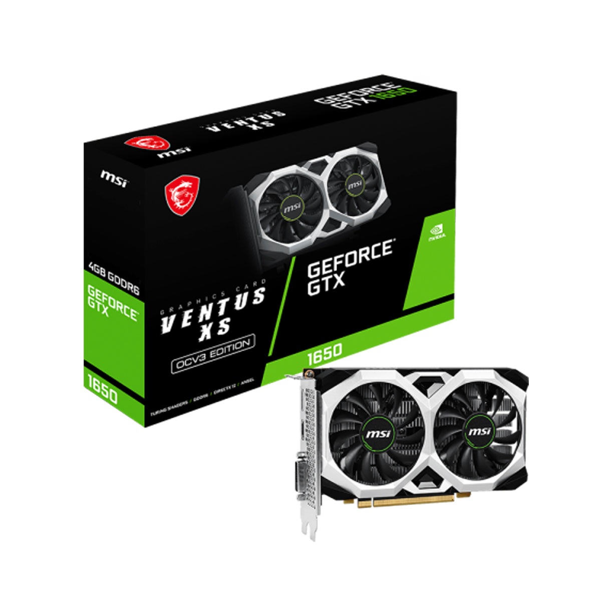 MSI Geforce GTX 1650 D6 Ventus Xs OCv3 Graphic Card