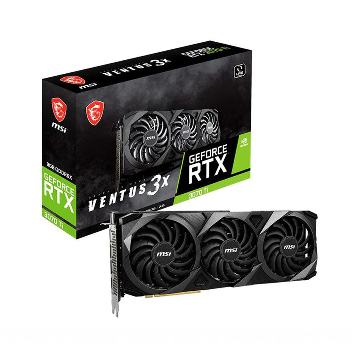 MSI Geforce RTX 3070 TI Ventus 3X 8GB OC Graphic Card