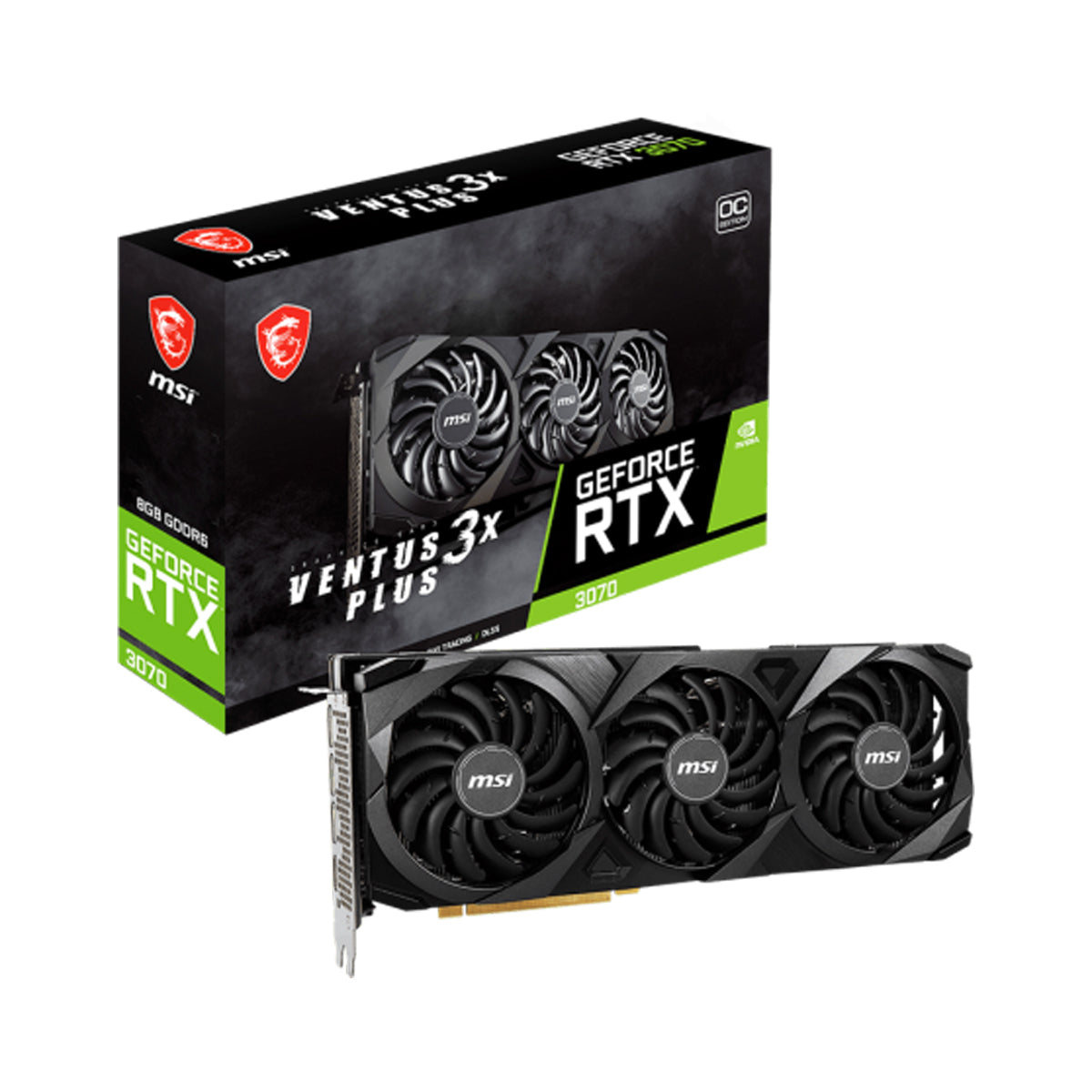 MSI Geforce RTX 3070 Ventus 3X Plus 8GB OC Lhr Graphic Card