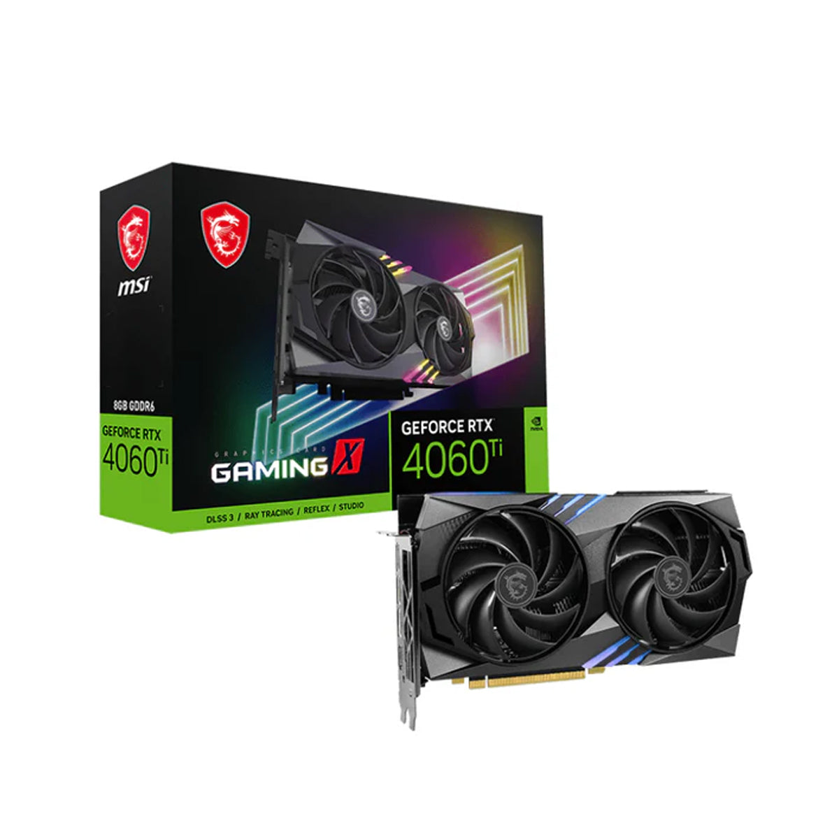 MSI Geforce RTX 4060 TI Gaming X 8GB Graphic Card