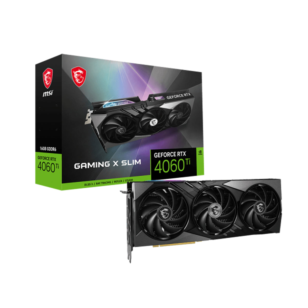 MSI Geforce RTX 4060 TI Gaming X Slim 16GB Graphic Card
