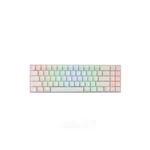 Royal Kludge RK71 White Huano Blue Switch Keyboard (6935280810565)