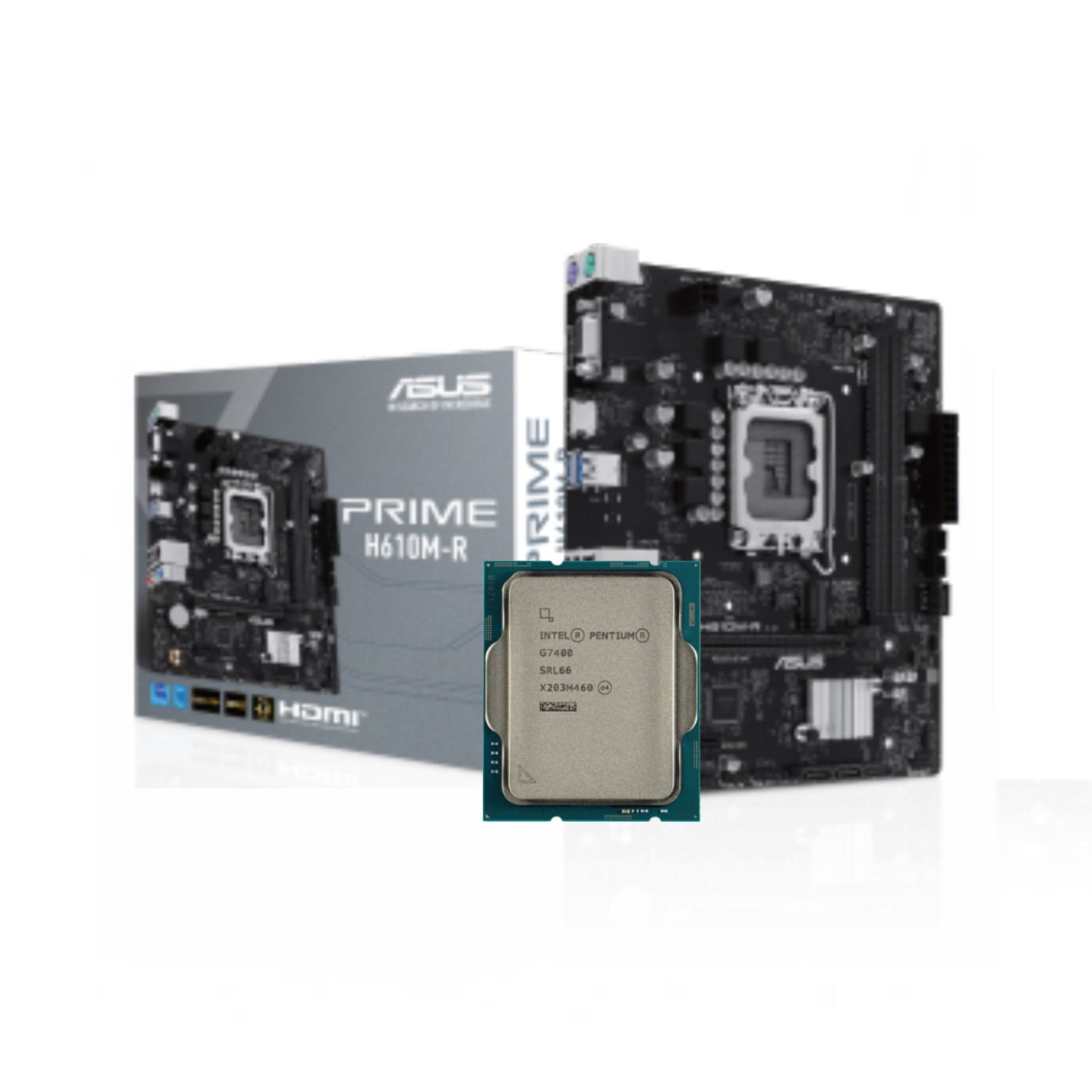 Intel Pentium Gold G7400 + ASUS PRIME H610M-K DDR4 Bundle