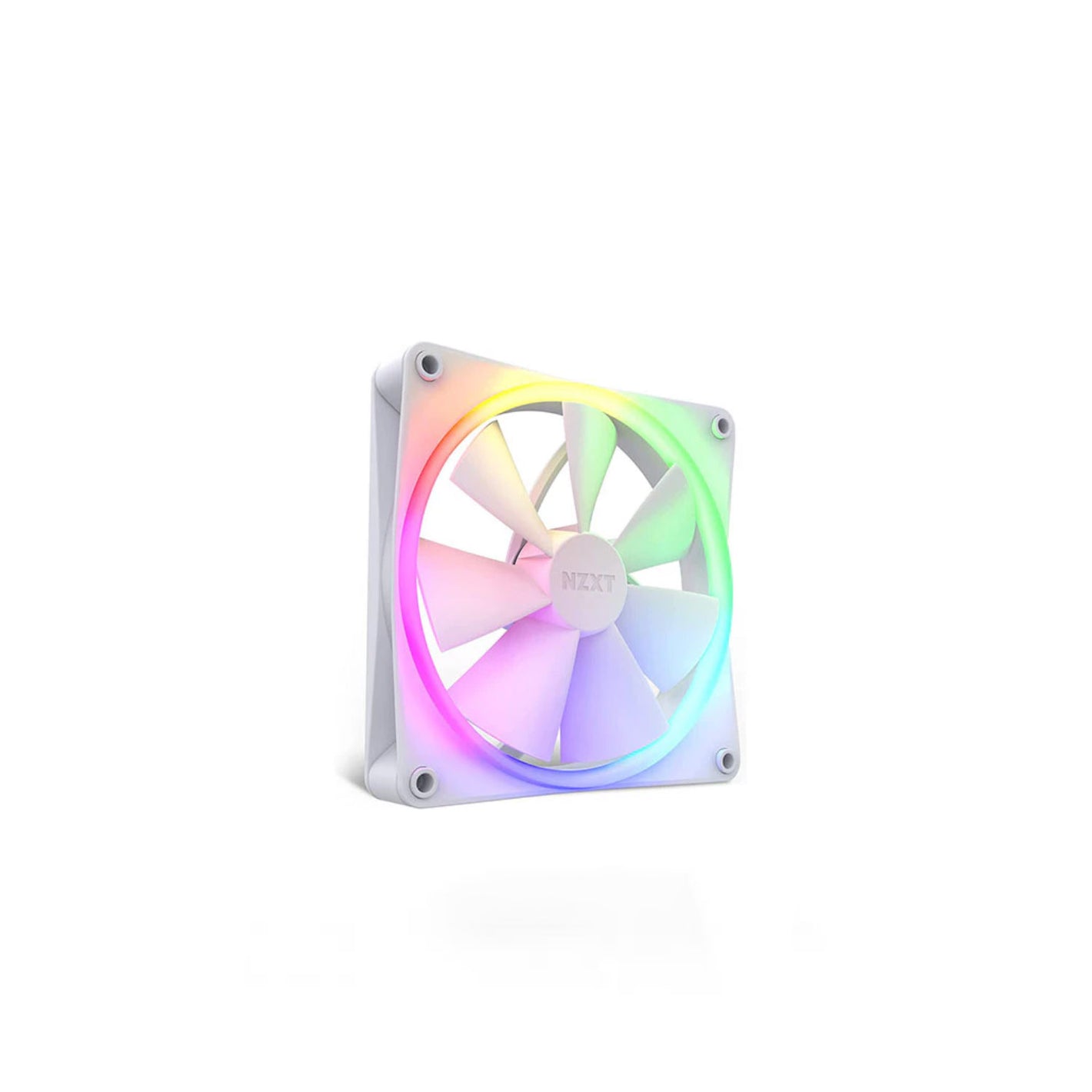 NZXT F140 RGB White- 140mm RGB Fans FDB Cooler Fan (RF-R14SF-W1)