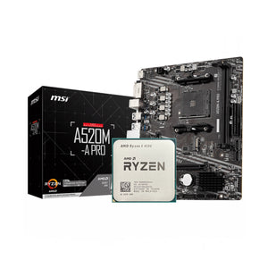 AMD Ryzen 5 4500 + MSI A520M-A Pro AM4 DDR4 Bundle