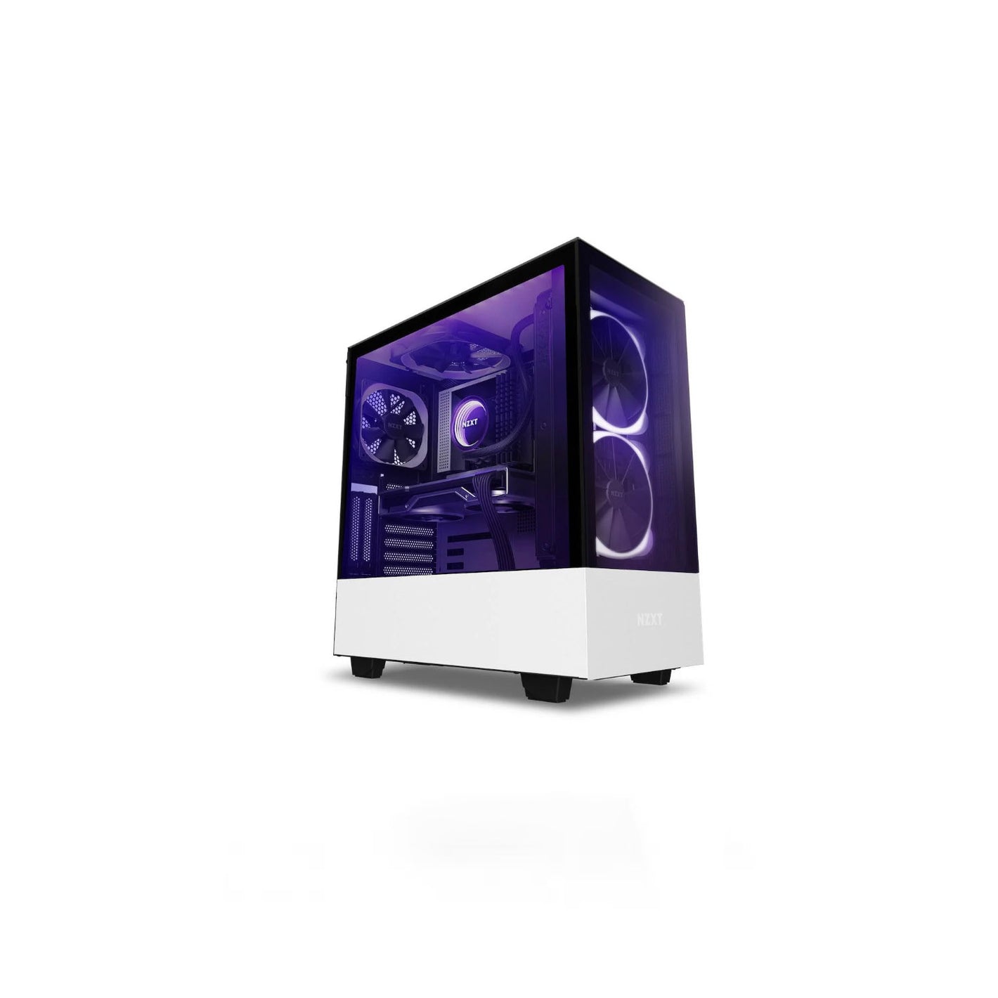 NZXT H510 Elite Matte White Premium Compact Mid-Tower Casing (CA-H510E-W1)