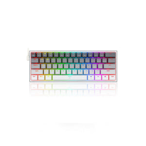 Redragon Fizz K617GGW-RGB Blue Switch RGB Gray Wired Mechanical Keyboard