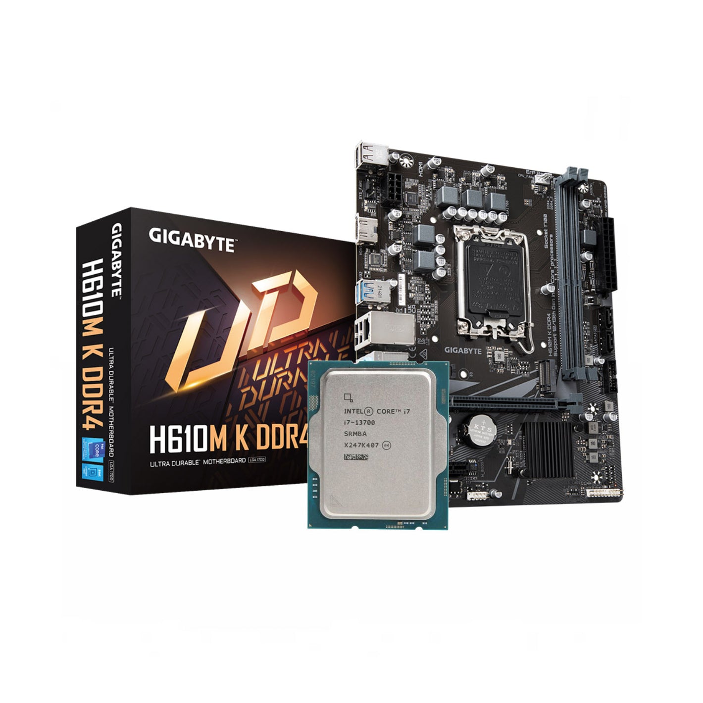 Intel Core i7-13700 + GIGABYTE H610M-K DDR4 Bundle