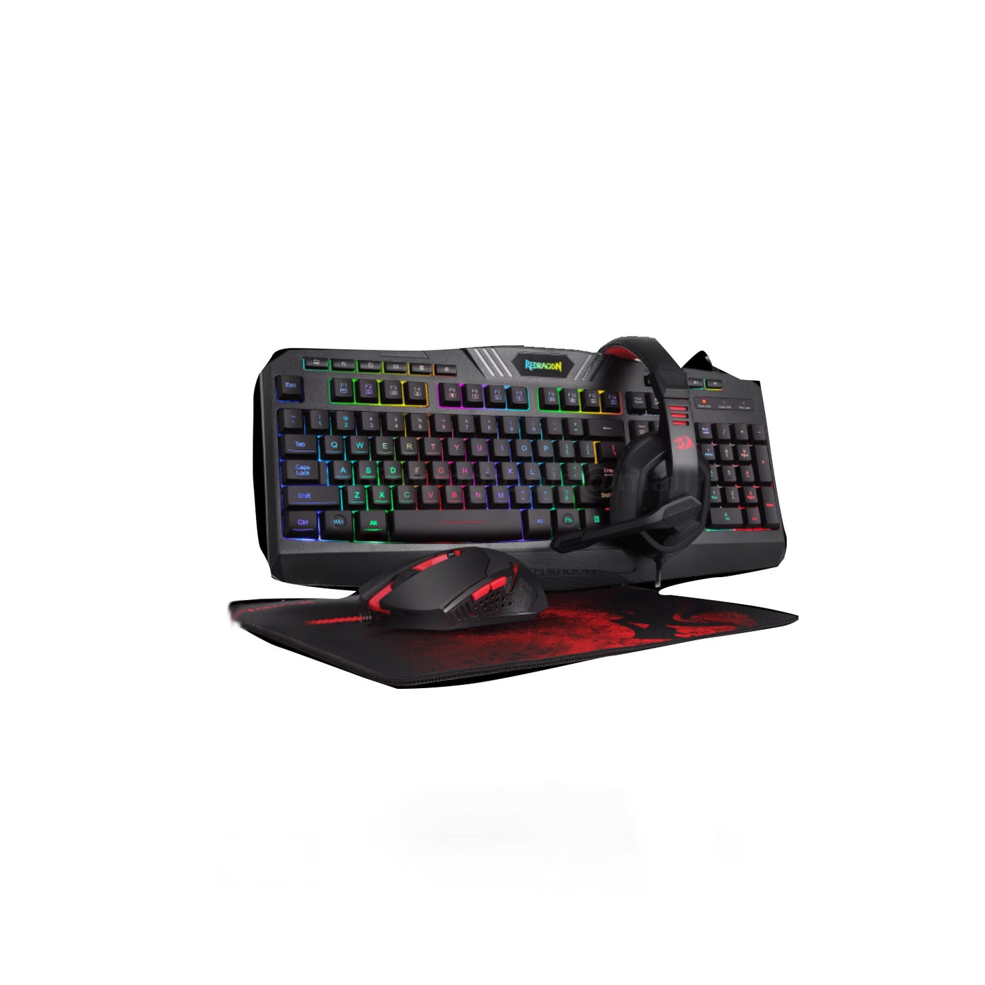 Redragon S101-BA-2 Combo Unit 4N1 RGB Keyboard Mouse Mousepad Headset