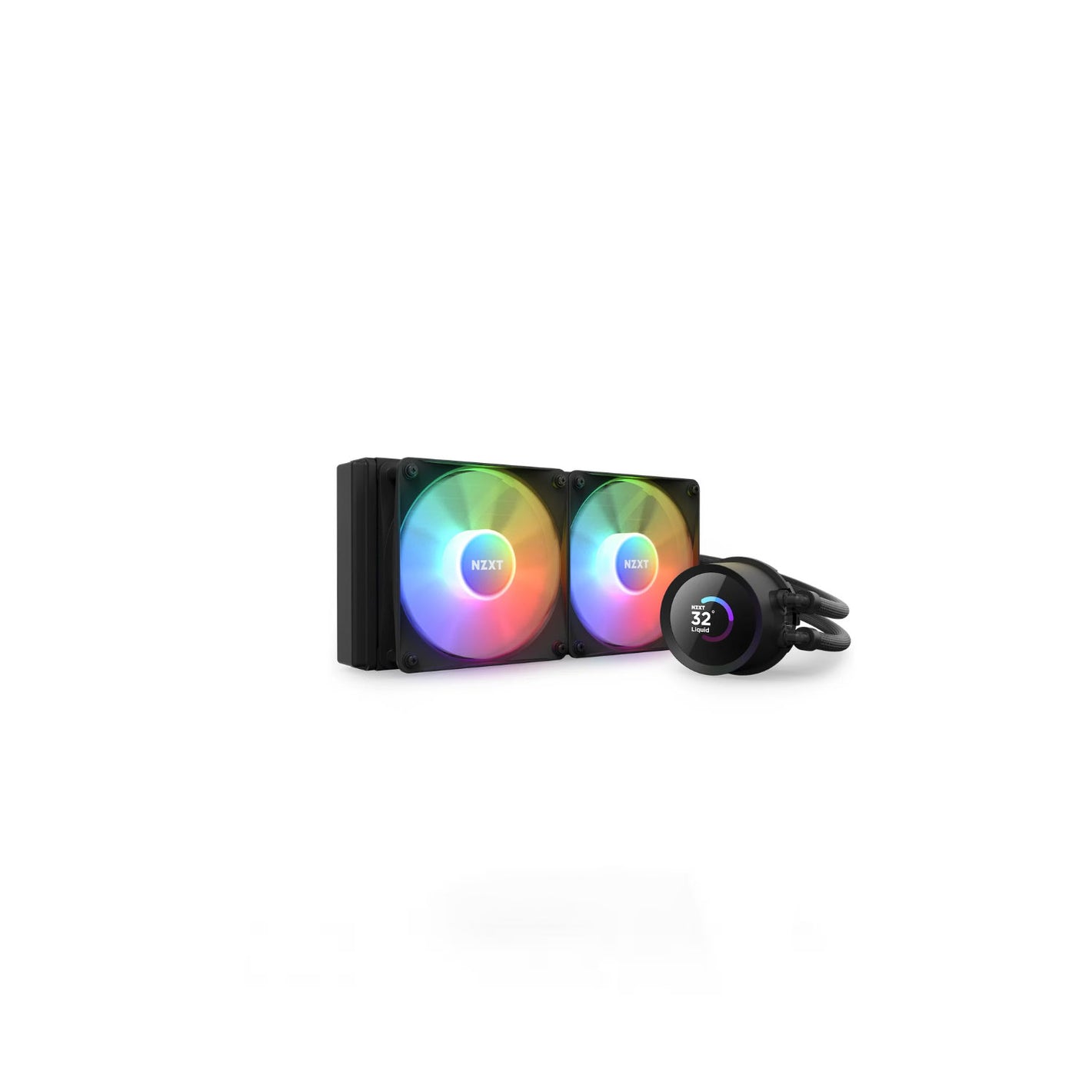 NZXT Kraken RGB 280mm Black LCD Display 30Hz CPU Cooler (RL-KR280-B1)