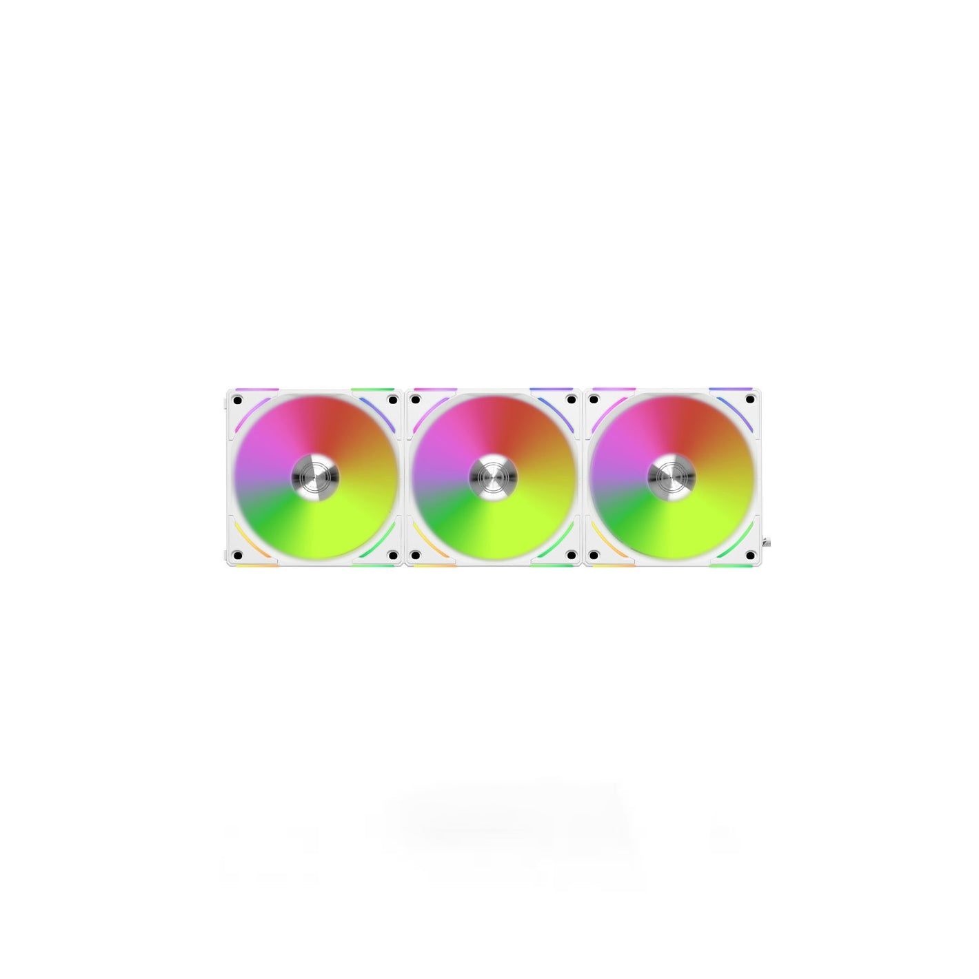 Lian Li Uni Fan AL120 V2 Triple Pack White Cooler Fan (G99.12ALV23W.00)