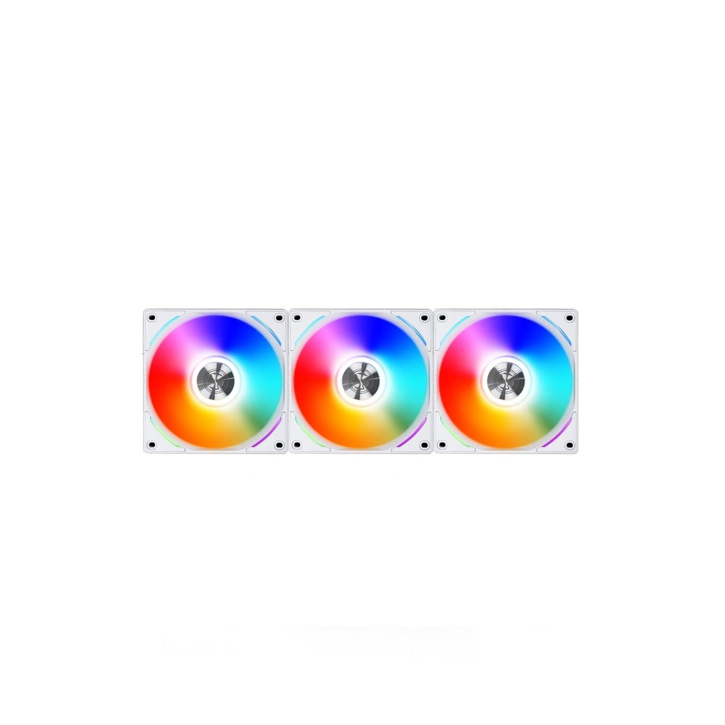 Lian Li Uni Fan AL 120 Triple  Pack with Controller White Cooler Fan (UF-AL120-3W)
