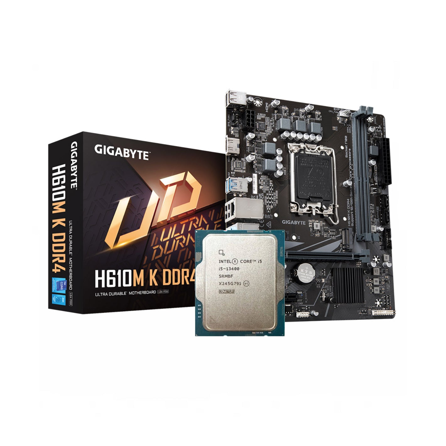Intel Core i5-13400 + GIGABYTE H610M-K DDR4 Bundle
