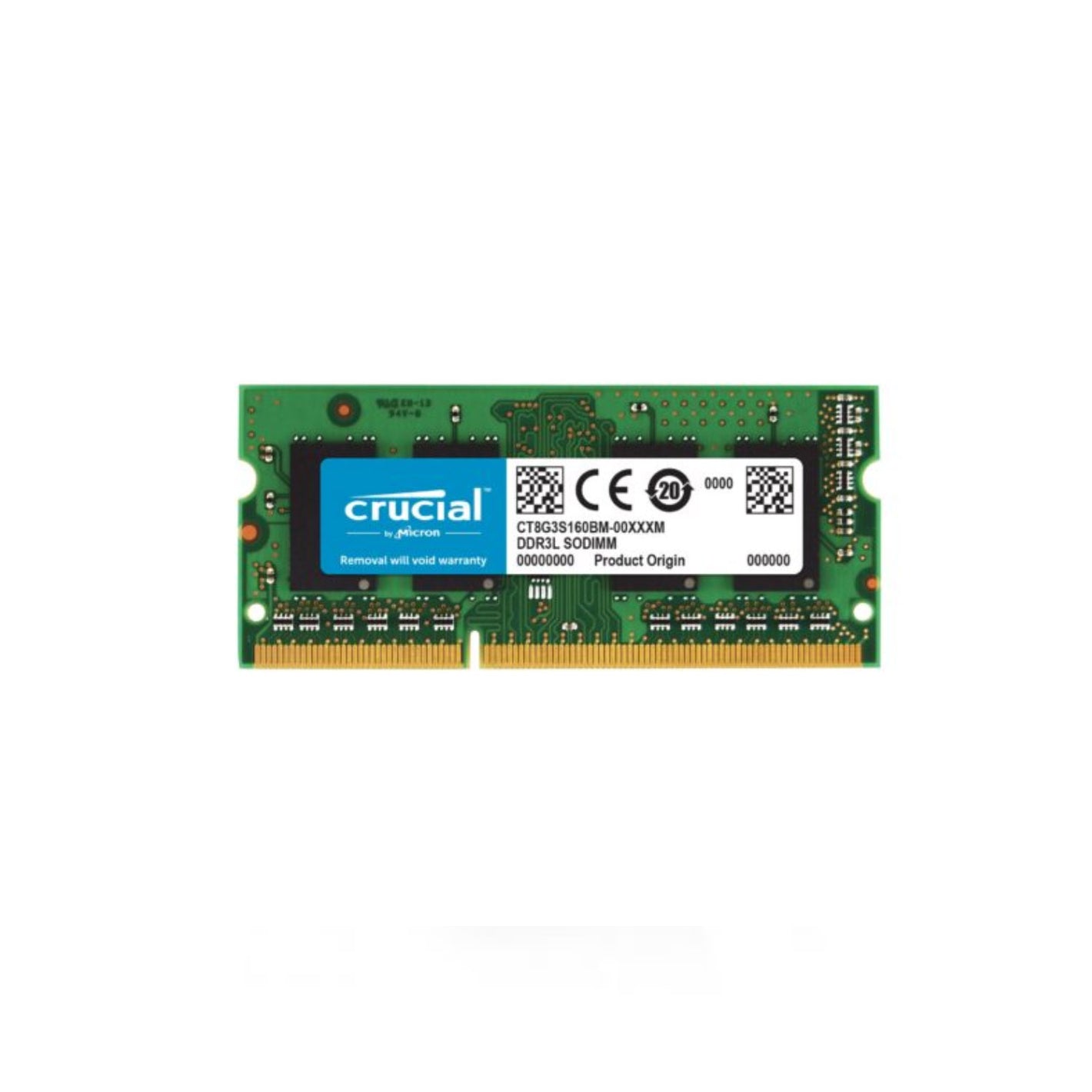 Crucial 8GB DDR3 1600MHz CL11 SODIMM for Mac Memory Module (CT8G3S160BM)