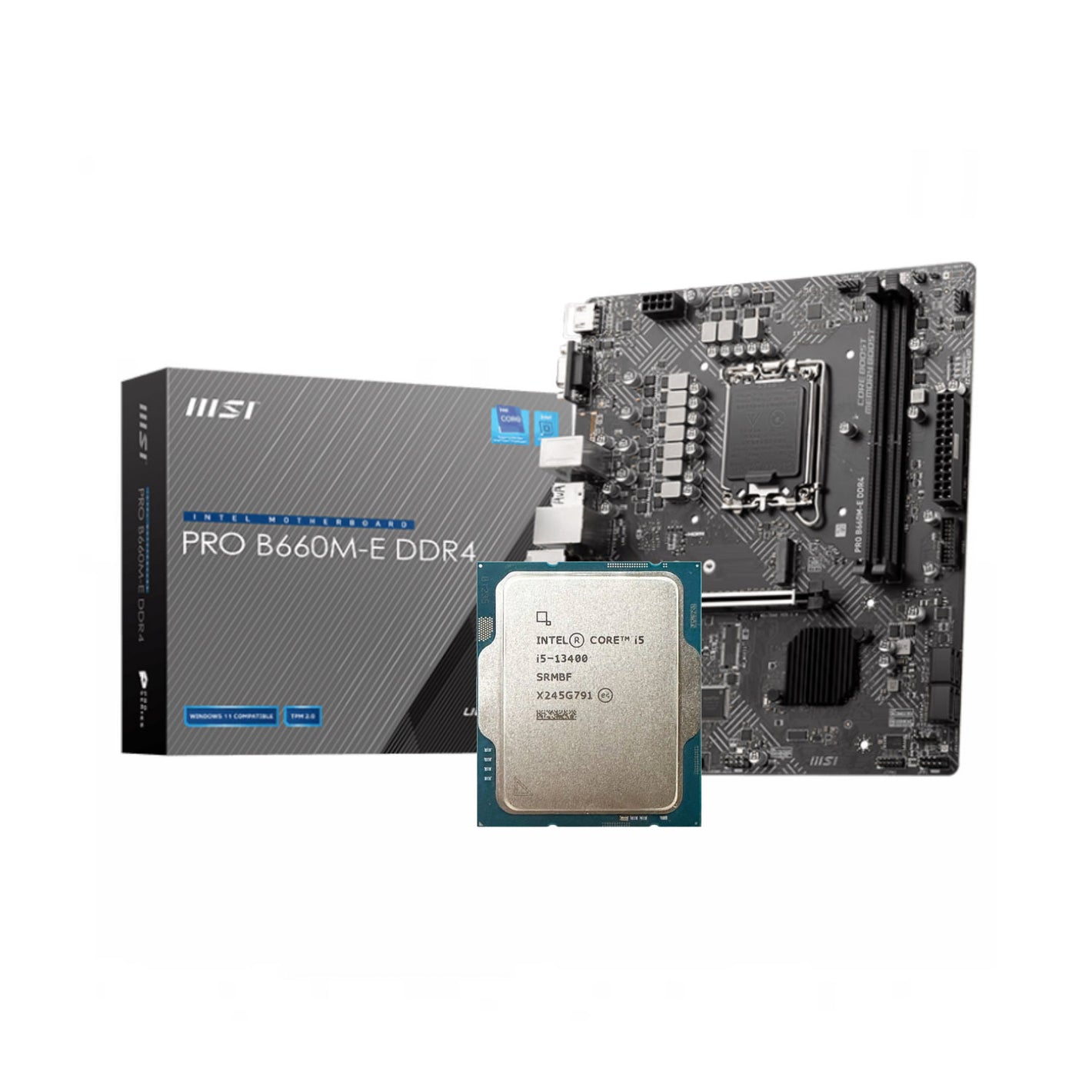 Intel Core i5-13400 + MSI PRO B660M-E DDR4 Bundle