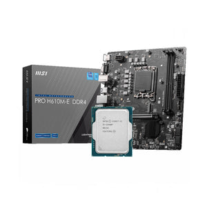Intel Core i7-12700F + MSI PRO H610M-E DDR4 Bundle