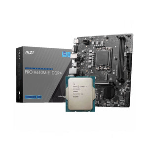 Intel Core i3-13100 + MSI PRO H610M-E DDR4 Bundle