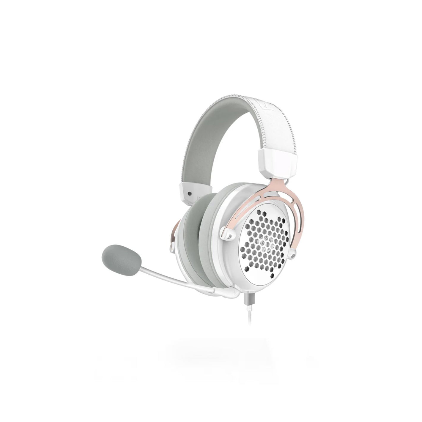Redragon H386-W Diomedes RGB Wired White Gaming Headset