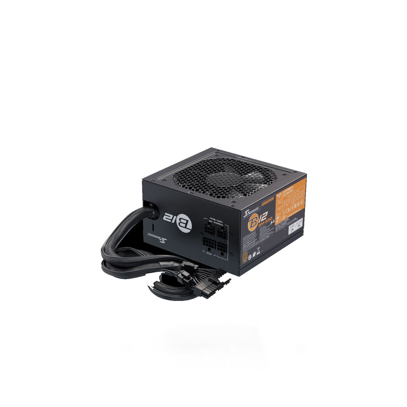 Seasonic B12 BM550 550W 80 Plus Bronze Semi-Modular Power Supply (A551BMAFH)
