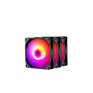 Phanteks M25-120 PWM D-RGB Black 3-Pack 120mm Cooler Fan (PH-F120M25_DRGB_PWM_BK01_3P)