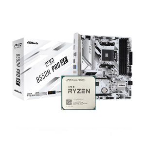 AMD RYZEN 7 5700G + Asrock B550M Pro SE White AM4 DDR4 (Bundle)