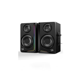 Redragon GS812 Andante 2.0 RGB Black Wooden Wireless Desktop Speakers
