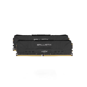 Crucial Ballistix 16GB Kit (2x8GB) DDR4 2666MHz Black Memory Module (BL2K8G26C16U4B)