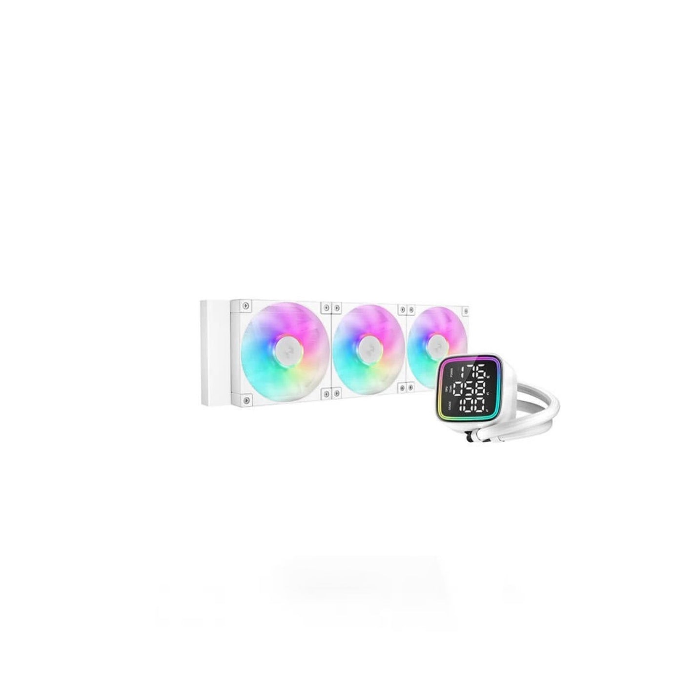 Deepcool LD360 WH Screen Display White Liquid CPU Cooler (R-LD360-WHDMMN-G-1)