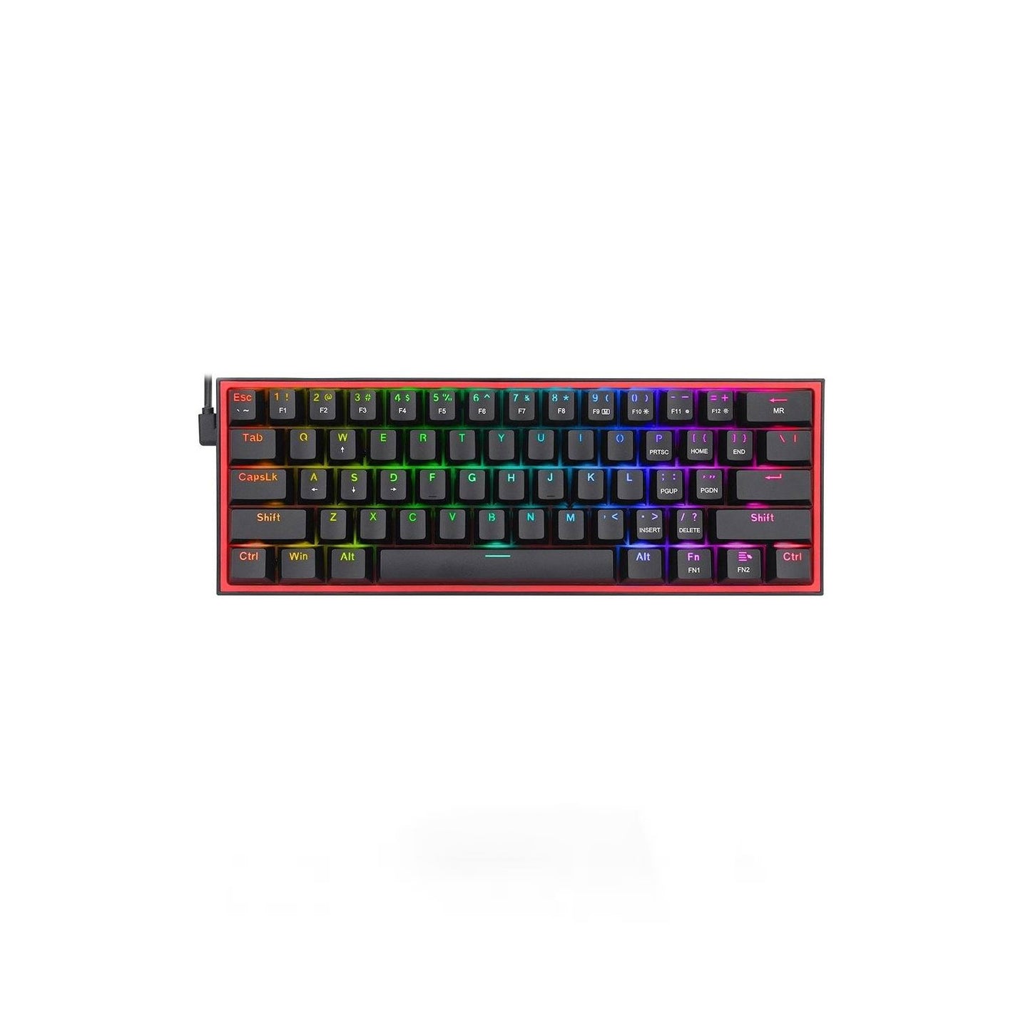 Redragon Fizz K617-RGB Red Switch RGB Black Wired Mechanical Keyboard