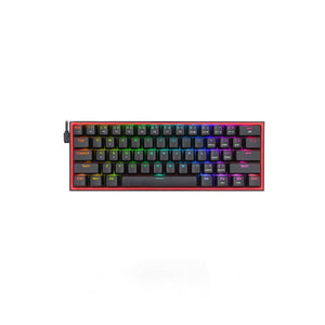 Redragon Fizz K617-RGB Red Switch RGB Black Wired Mechanical Keyboard