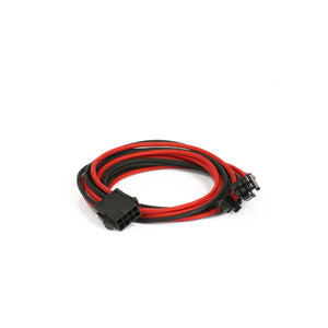 Phanteks Extension Cables 8 to 8 6+2 Pin VGA 500mm Length Black/Red (PH-CB8V_BR)