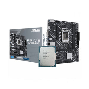 Intel Core i3-12100 + ASUS PRIME H610M-K DDR4 Bundle