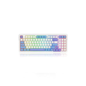 Redragon Gloria PRO K664WBO-RGB-PRO 3-Modes Hot-Swap White-Blue-Purple Mechanical Keyboard