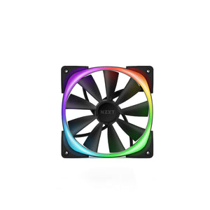 NZXT Aer RGB 2 Matte Black 120mm RGB Fan Single Cooler Fan (HF-28120-B1)