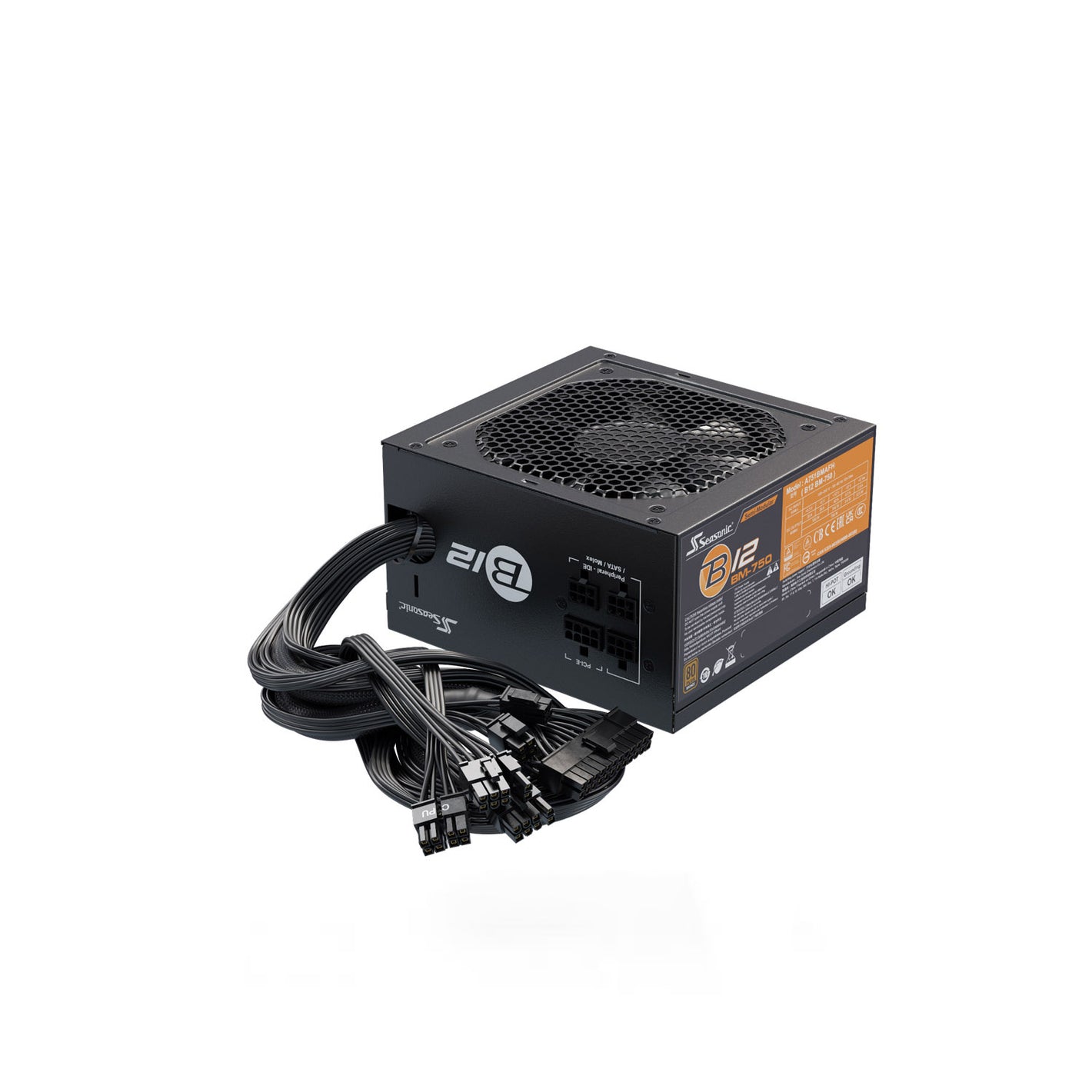Seasonic B12 BM750 750W 80 Plus Bronze Semi-Modular Power Supply (A751BMAFH)